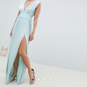 ASOS baby blue maxi dress